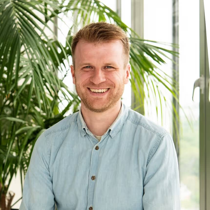 Portret van Andreas Burger
